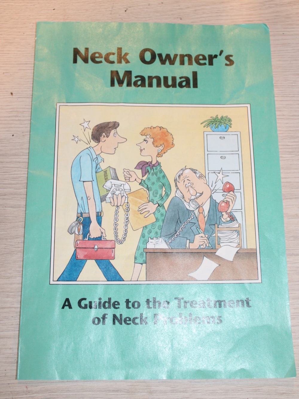 Vintage Neck Owner’s Manual Neck Pain Guide Booklet Krames Patient Education